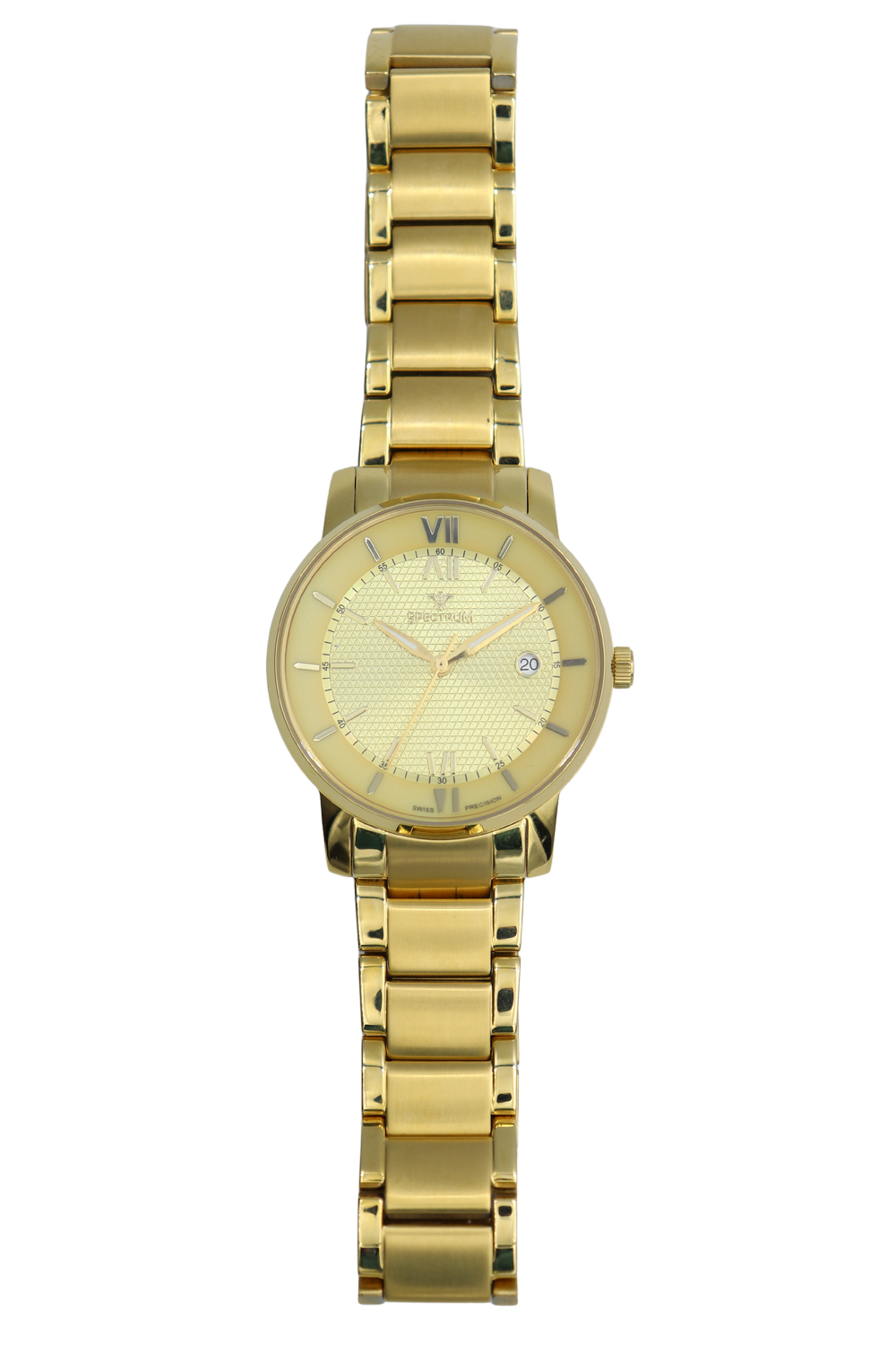 Challenger Stainless Steel Men's Gold Watch - S12547M-1 — Spectrum